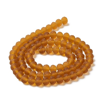 Transparent Glass Beads Strands EGLA-A034-T10mm-MD02-1