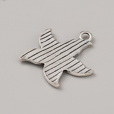 Ocean Theme Alloy Enamel Pendants ENAM-CJC0022-14F-AS-1