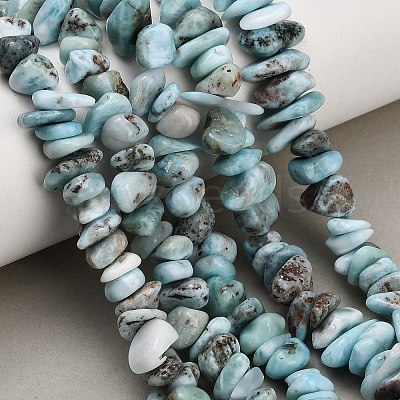 Natural Larimar Beads Strands GG-CBABC70-A01-01-1