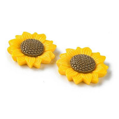 Opaque Resin Cabochons RESI-H146-02A-1