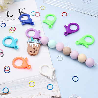 Acrylic Lobster Claw Clasps DIY-YW0011-21A-1