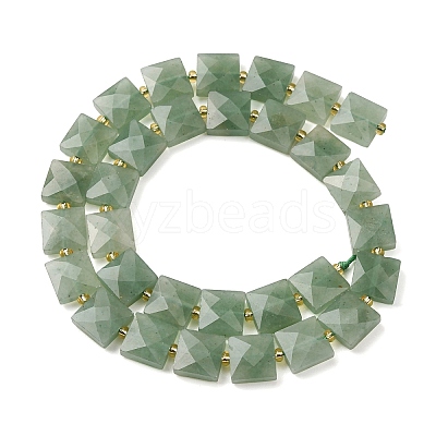 Natural Green Aventurine Beads Strands G-F839-A10-01-1