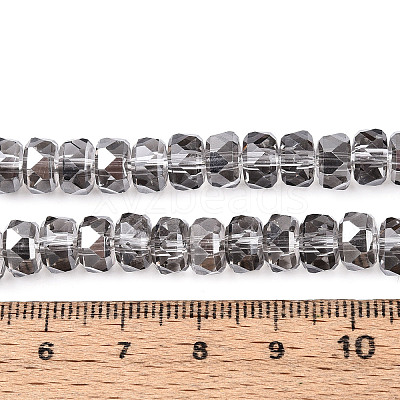 Electroplate Glass Beads Strands EGLA-T021-20C-1