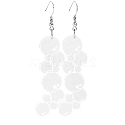 Bubble Acrylic Dangle Earrings FS-WG02476-01-1