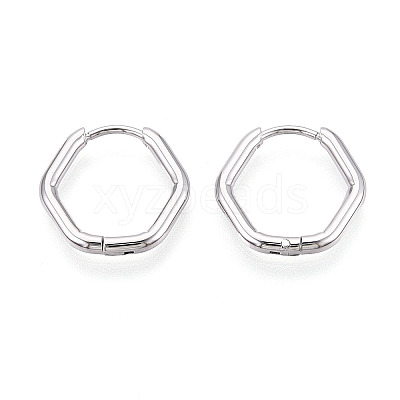 304 Stainless Steel Hoop Earrings STAS-T074-22P-1