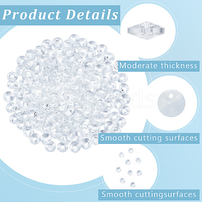 200Pcs Glass Charms RGLA-SP0001-03A-1