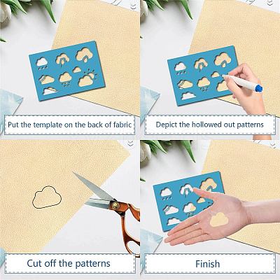 Acrylic Earring Handwork Template DIY-WH0359-019-1