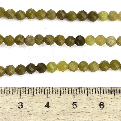 Gradient Color Natural Yellow Green Opal Beads Strands GG-CBA9722-A01-4mm-1