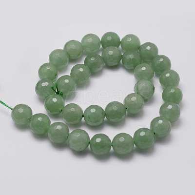 Natural Green Aventurine Beads Strands G-D840-28-6mm-1