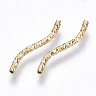 Brass Tube Beads KK-N231-57-NF-1