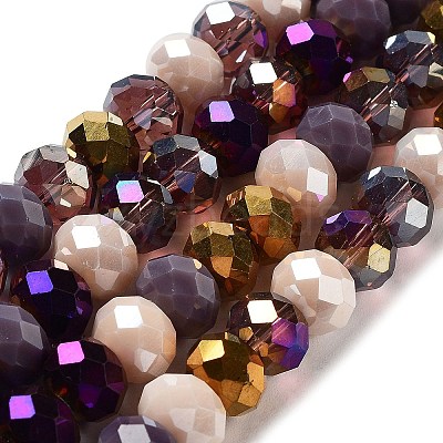 Glass Beads Strands EGLA-A034-M10mm-13-1