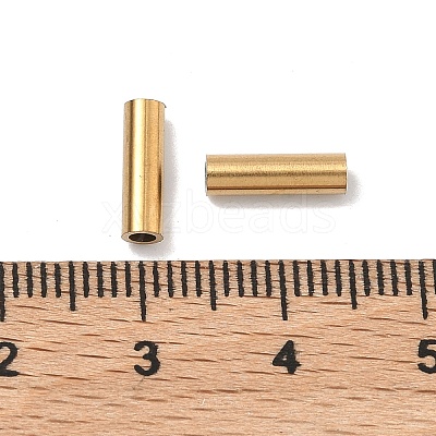 Ion Plating(IP) 304 Stainless Steel Tube Beads STAS-L216-23G-G-1