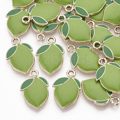 Alloy Enamel Pendants X-ENAM-N048-009B-1