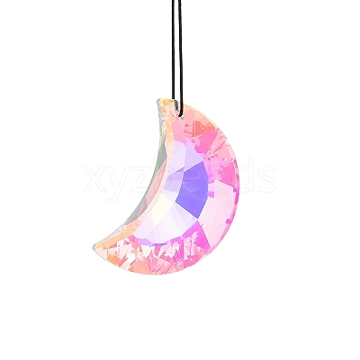 Moon Glass Suncatchers HJEW-Z009-01B-02-1