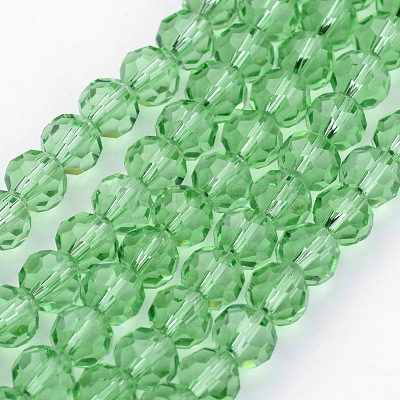 Transparent Glass Bead Strands X-GLAA-G013-6mm-55-1