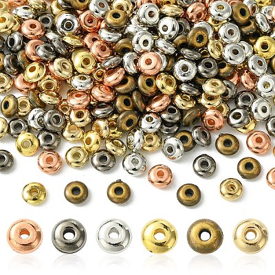 300Pcs 6 Styles CCB Plastic Beads FIND-YW0004-93A-1