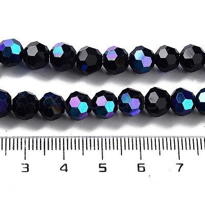 Opaque Glass Beads Strands EGLA-A035-P8mm-L18-1