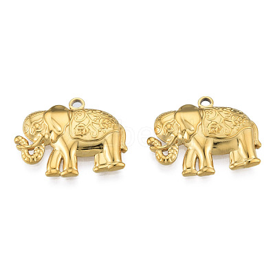 Ion Plating(IP) 201 Stainless Steel Pendants STAS-N098-203LG-1