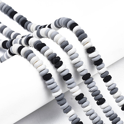 Handmade Polymer Clay Beads Strands CLAY-N008-008V-1