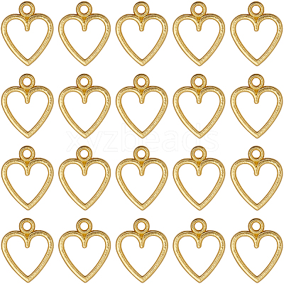 100Pcs Tibetan Style Alloy Charms FIND-SC0012-39G-1