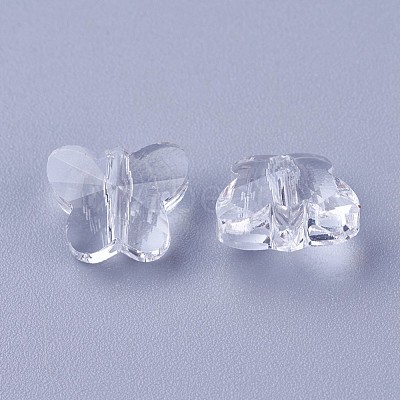 Transparent Glass Beads GLAA-P037-02A-28-1