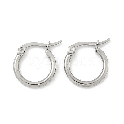 Tarnish Resistant 304 Stainless Steel Hoop Earrings X-EJEW-F105-12P-1