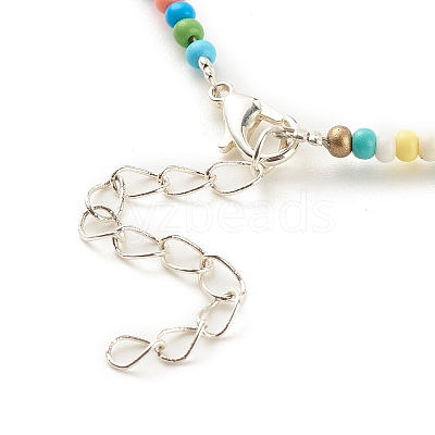 Glass Seed Beaded Necklace X-NJEW-JN03825-01-1