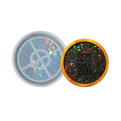 Silicone Laser Effect Cup Mat Molds DIY-C061-03F-1