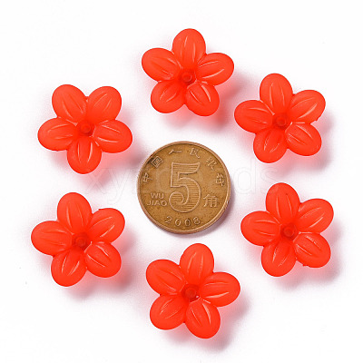 Frosted Acrylic Bead Caps MACR-S371-08A-712-1