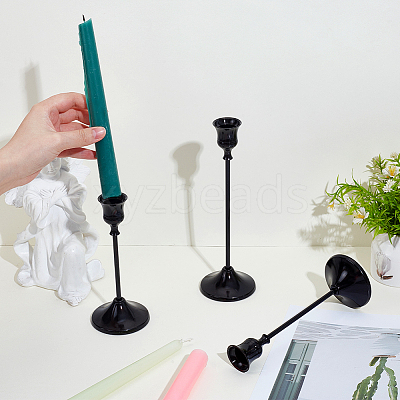 Aluminum Candle Holders AJEW-WH0678-23EB-1