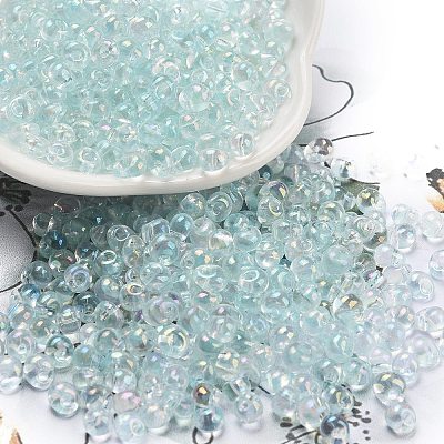 6/0 Inside Colours Fringe Glass Seed Beads X1-SEED-A034-03J-1