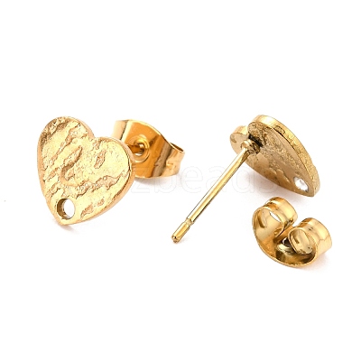 Ion Plating(IP) 304 Stainless Steel Stud Earring Findings STAS-I183-05A-G-1