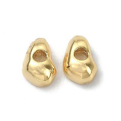 Rack Plating Brass Spacer Beads KK-B072-37G-1