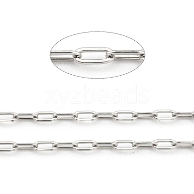Non-Tarnish 304 Stainless Steel
Paperclip Chains STAS-H111-03P-1
