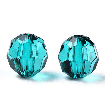 Transparent Acrylic Beads TACR-Q257-10mm-V18-1