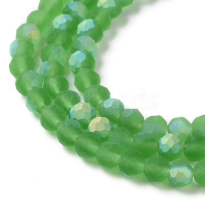Transparent Glass Beads Strands EGLA-A034-T4mm-MB11-1