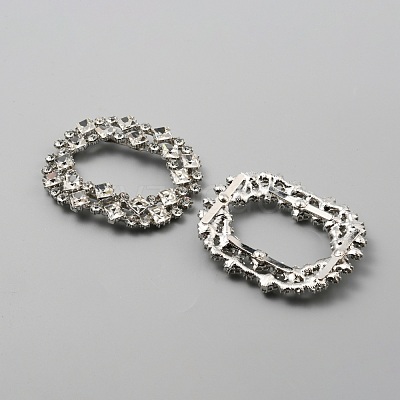 Alloy Crystal Rhinestone Shoe Decoration FIND-WH0061-89B-1