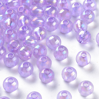 Transparent Acrylic Beads MACR-S370-B6mm-746-1