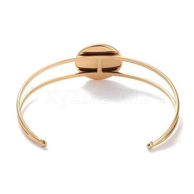 Ion Plating(IP) 304 Stainless Steel Bracelets Setting Making X-BJEW-B090-03D-G-1
