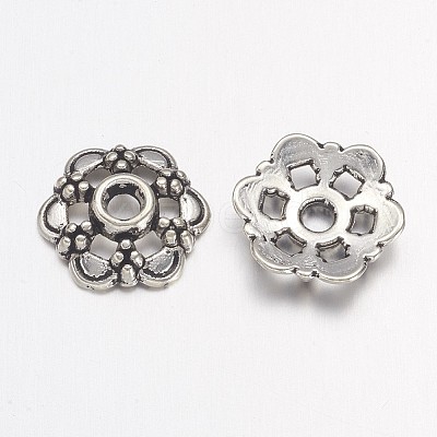 Tibetan Silver Fancy Bead Caps LS-AA0502-1