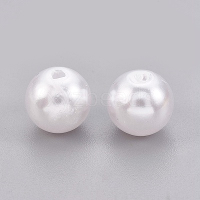 ABS Plastic Imitation Pearl Beads X-KY-G009-12mm-03-1