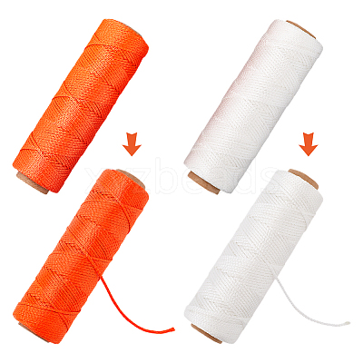 2 Colors Flat Nylon Braided Cords NWIR-GF0001-05-1