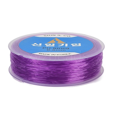 Korean Round Crystal Elastic Stretch Thread EW-Z002-01B-0.8mm-1