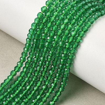 Transparent Glass Beads Strands GLAA-C019-01B-05-1