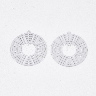 Brass  2-Loop Link Pendants LS-KKC-S001-002P-1