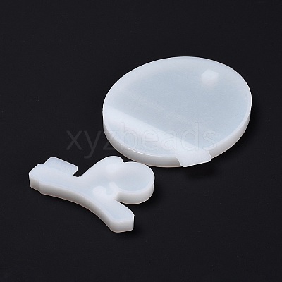 DIY Mobile Phone Holders Silhouette Silicone Statue Mold DIY-I081-11-1