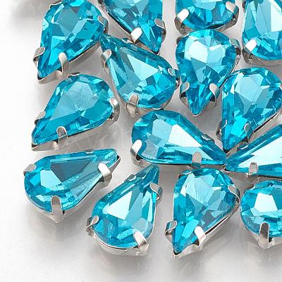 Sew on Rhinestone RGLA-T035-6x10mm-13-1