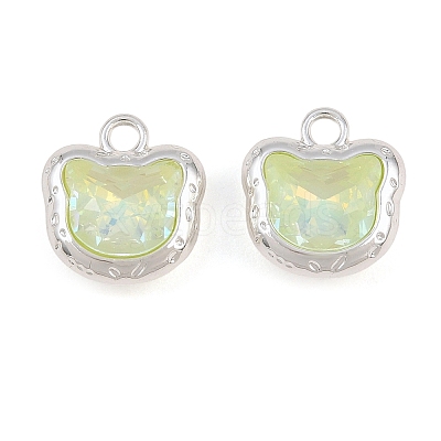 Alloy & Glass Pendants GL-CBA415D-13S-1