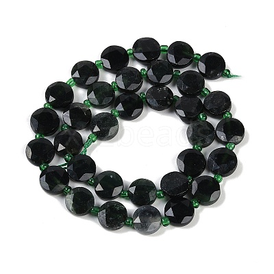 Natural Black Jade Beads Strands G-C116-A54-01-1