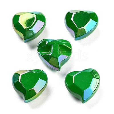 UV Plating Acrylic European Beads OACR-S142-06B-1